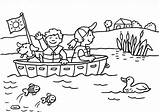 Sommerferien Bootsfahrt Ausmalbild Malvorlage Kostenlose Ausmalen Schule Bootfahren sketch template