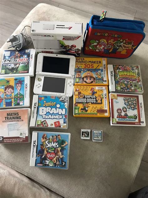 nintendo 3ds xl boxed with games in warrington cheshire gumtree
