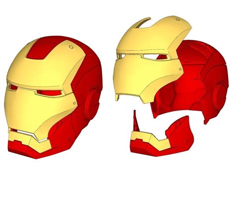 iron man helmet printable