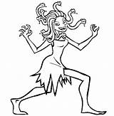 Medusa Coloring Pages Getcolorings sketch template