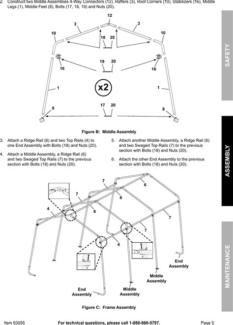 coverpro  assembly instructions   canopy tent assembly instructions diy steps
