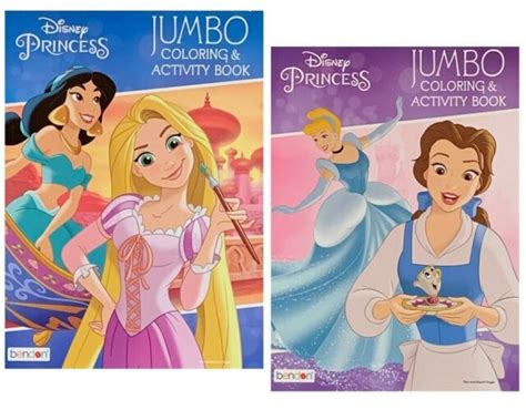kids disney princess frozen jumbo coloring book activity