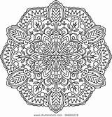 Mandalas sketch template