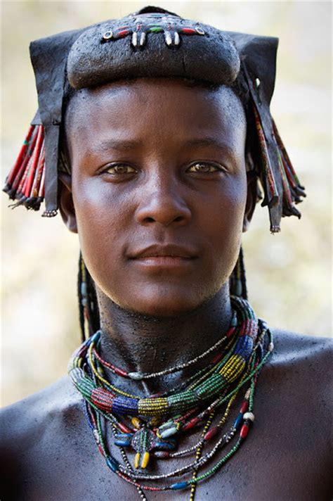 mucawana muhacaona people aboriginal nomadic and fashionable people in the remote south of angola