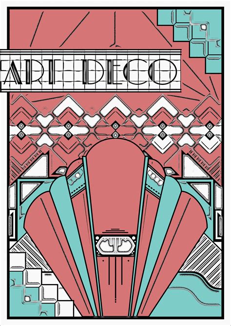 great  art deco coloring pages art deco coloring pages