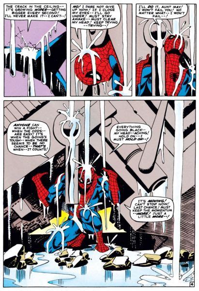 powerful comic book panels   time page  spiderman comic