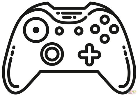 xbox controller coloring page  printable coloring pages xbox