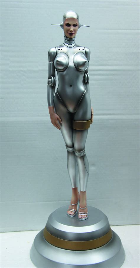 jul121850 ffg sorayama sexy robot 002 statue human face