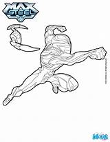 Max Steel Coloring Pages Enemies Against Color Print Maxsteel Hellokids sketch template