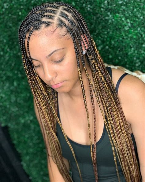 21 cool and trendy knotless box braids styles hottest haircuts