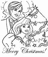 Barbie Coloring Pages Christmas Colouring Ken Sheets Dancing Visit Merry Choose Board Gif sketch template