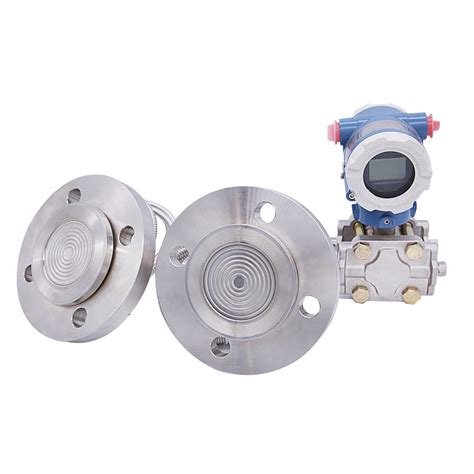 flange type diaphragm pressure sensor pressure level transmitter dp level meter china