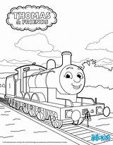Coloring Thomas James Pages Friends Print Train Engine Tank Tren Amigos Color Sus Con Hellokids Para Colorear Printable Dibujos Imprimir sketch template