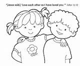 Coloring Christian Pages Kids Printable Getdrawings sketch template