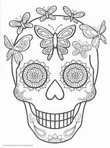 Muertos Calaveras Catrina Mexicanas Mascara sketch template
