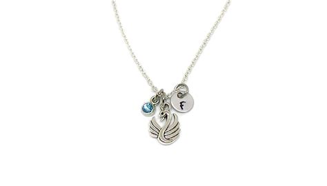 tiger necklace swan necklace bird necklace locket necklace charm necklace tiger jewelry