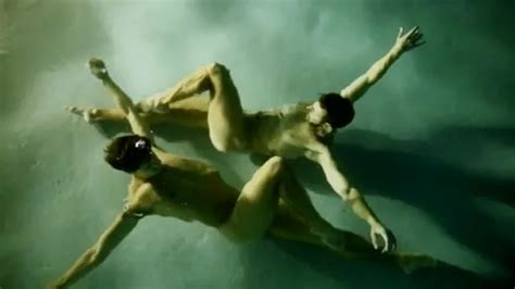 Naked Men Swimming Underwater