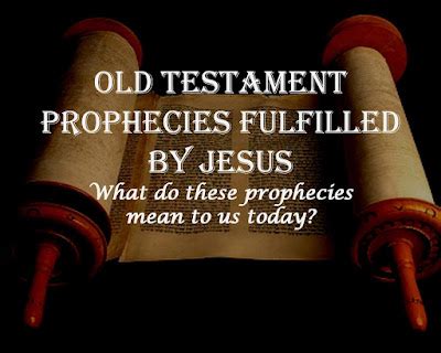 ridgeview church  testament prophecies fulfilled  jesus
