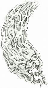 Flaming Tattoos Vikingtattoo Filler Skulls sketch template