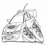 Lancer Mitsubishi Sketch sketch template