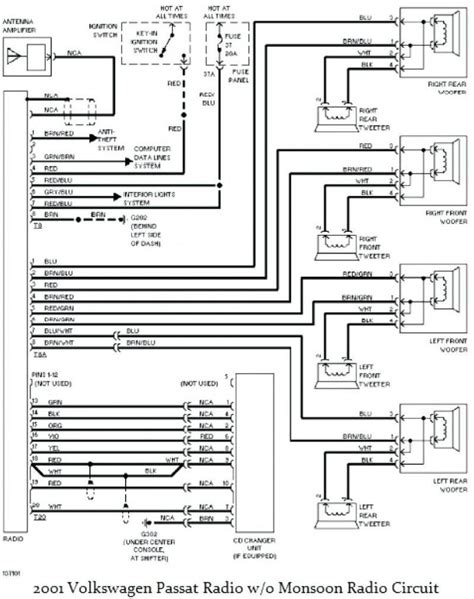 volkswagen jetta radio wiring diagram