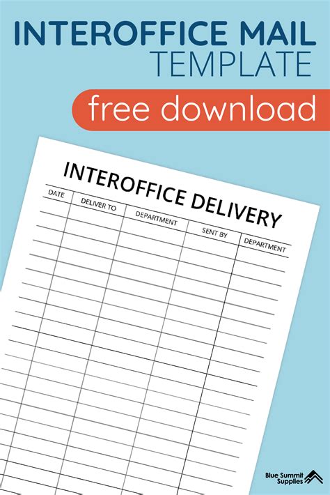 interoffice mail     send  mail template