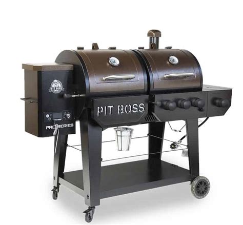 pit boss pro series  pellet gas combo grill review