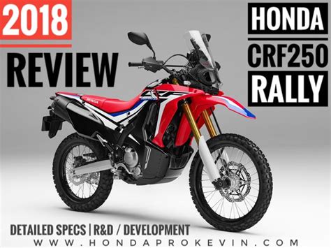 honda crf rally review  specs  info
