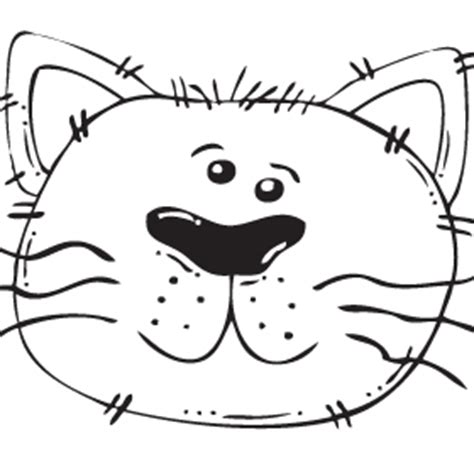 catface colouring pages page  clipart  clipart