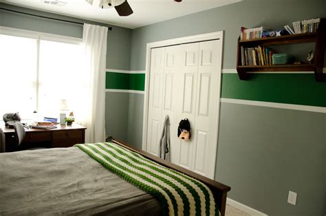 camerons  green  grey bedroom boys