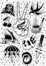 Traditional Rawpixel Grunge Zeichnung Tatto Sasha Tipspath sketch template