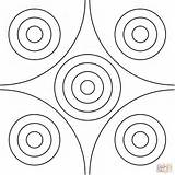 Mandala Circle Coloring Pages Dot Printable sketch template