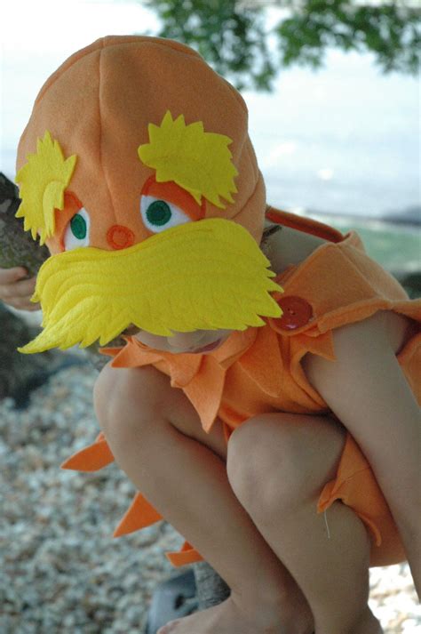 lorax inspired costume giftset includes hat  body suit dr seuss