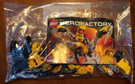 lego hero factory xt set  complete  instructions  bag ebay