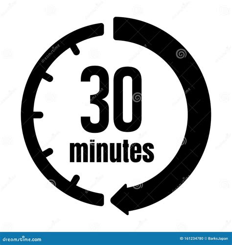 clock timer time passage icon  minutes stock vector