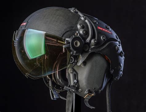 virtual reality fighter pilot helmet      dark