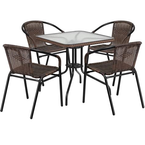 outdoor table  chairs monty rattan table   chairs