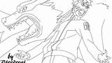 Naruto Coloring Pages Tails Nine Devientart Comments Popular Library Clipart Coloringhome Template sketch template