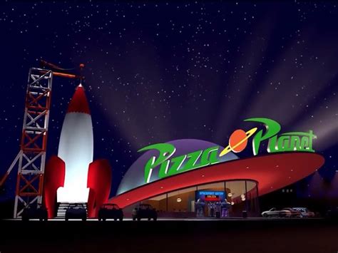 disneyland  opening  real life pizza planet inspired  toy story