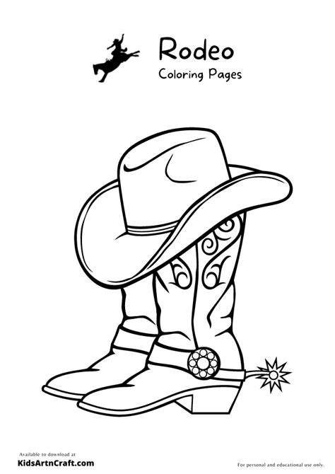 rodeo coloring pages  kids  printables kids art craft