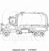 Pumper Truck Septic Backing Illustration Man Royalty Clipart Djart Vector Clip sketch template