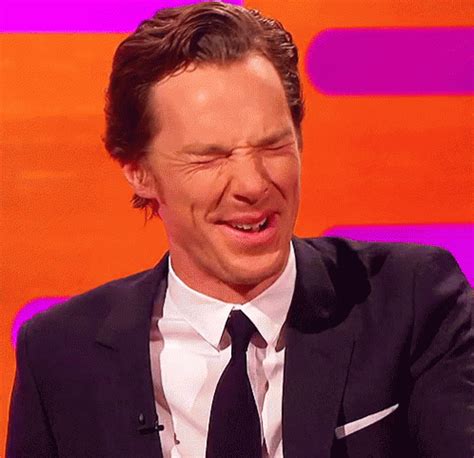 laughing hard gif benedictcumberbatch laughing giggle discover