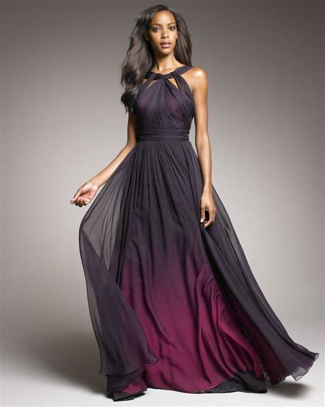 black  purple ombre gown cotillionprom dresses pinterest ombre gown purple ombre