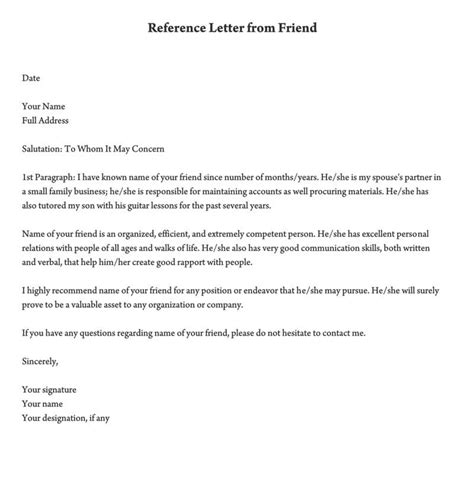 character reference letter  judge  family member cover letter