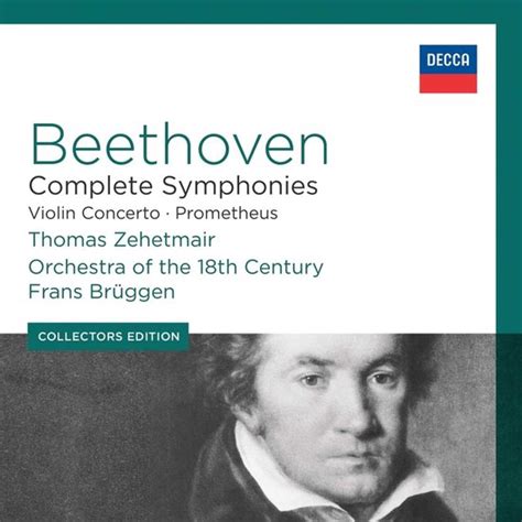 beethoven complete symphonies violin concerto p cd frans brüggen