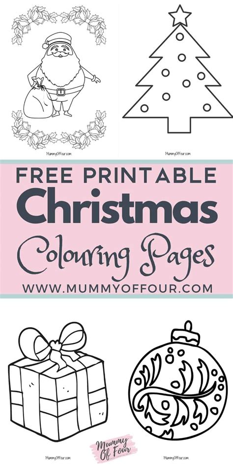 christmas colouring pages     mummy