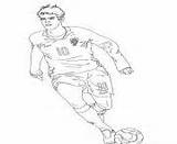Coloring Pages Soccer Kaka Bresil Online Printable Info sketch template