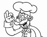 Chef Coloring Un Colorear Imagen Pages Para Muppet Colouring Drawing Dibujos Dibujo Coloringcrew Clipart Cooks Drawings sketch template