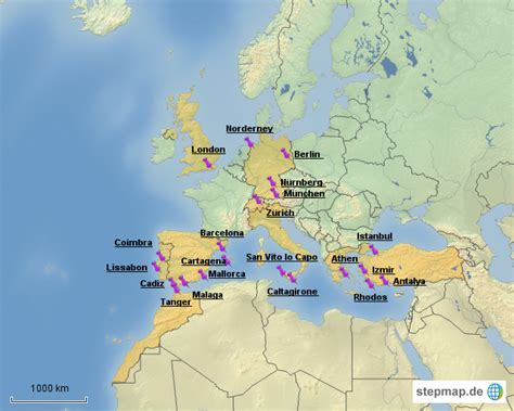 stepmap meine karte landkarte fuer deutschland