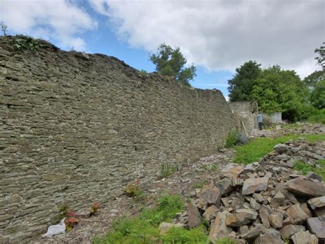 grade ii listed garden wall qualified stonemason covering devon